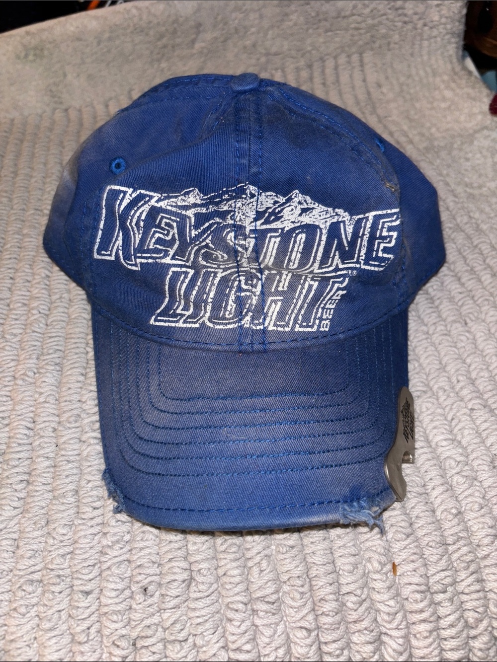 Embroidered Blue Men’s Baseball Cap